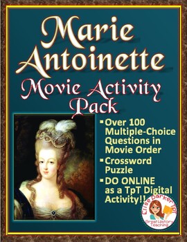 Preview of DISTANCE LEARNING Marie Antoinette Movie Worksheets and Activity Pack