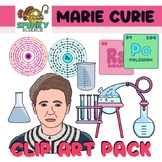Marie Curie Clip Art Set-STEM Women’s History