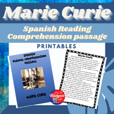 Marie Curie - Spanish Biography Activity Printable - Women