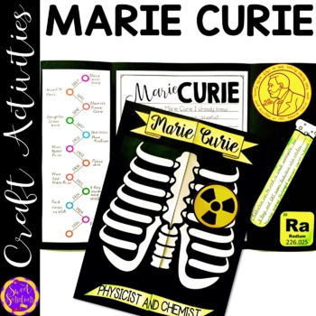 Preview of Marie Curie Women In Science Women's History Month Biography Report