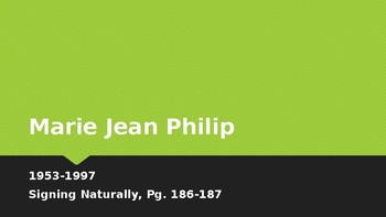 Preview of Marie Jean Philip: Signing Naturally Deaf Profile Highlight
