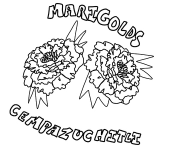 Preview of Marigold Coloring Page