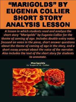 marigolds summary by eugenia collier