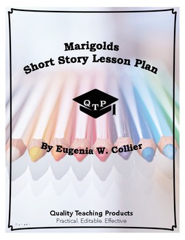 Preview of Lesson: Marigolds by Eugenia Collier Lesson Plan, Worksheets, Key