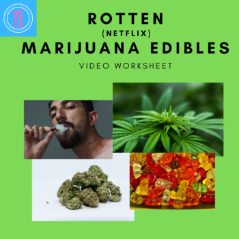 Preview of Marijuana Edibles Video Worksheet Rotten Series On Netflix