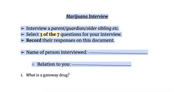 Preview of Marijuana Parent Interview