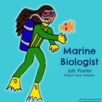 Preview of Marine Biologist Poster - Discover Your Passions