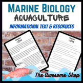 Aquaculture Informational Texts W/ Worksheets for Natural 