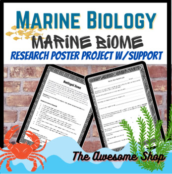 Preview of Marine Biology Biome Zones Research Poster Project W/Sped Support