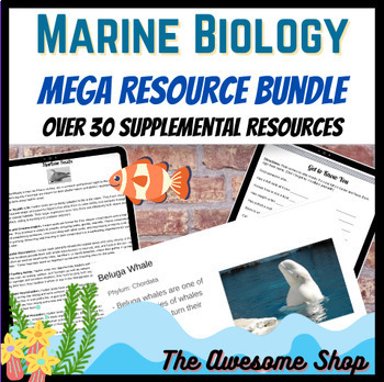 Preview of Marine Biology Bundle of Resources for Middle/High School