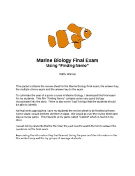 marine biology exam final review