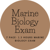 Marine Biology Overview Exam/ Test