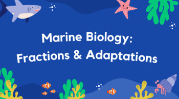 Preview of Marine Biology and Fractions Booklets