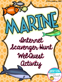 Marine Biome Internet Scavenger Hunt WebQuest Activity