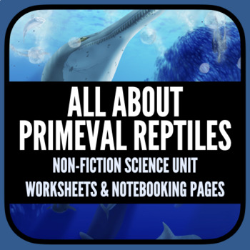 Preview of Marine Dinosaur Printables