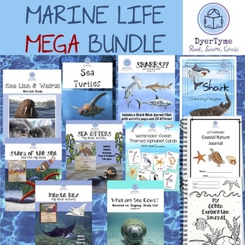 Preview of Marine Life MEGA Bundle