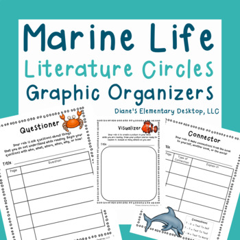 Preview of Marine Life | Ocean | Graphic Organizers | Literature Circles