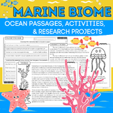 Marine & Ocean Biome, Habitat, Environment Science Passage