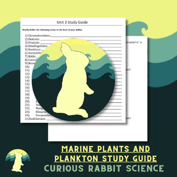 Preview of Marine Plants and Plankton Study Guide