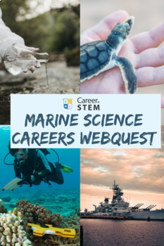 Preview of Marine Science Career Exploration Webquest (Career In STEM Explorer)
