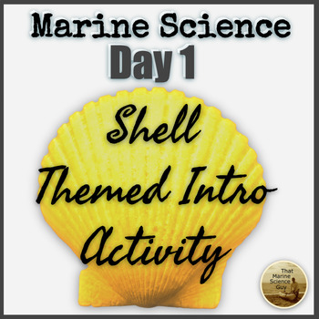 Preview of Marine Science First Day Creative Getting to Know Your Students w/Digital handou