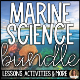 Marine Science Year Long Curriculum Bundle - Editable Less