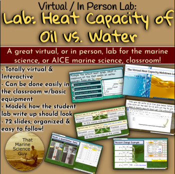 Preview of Marine Science Lab: Heat Capacity of Water vs Oil