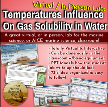 Preview of Marine Science Lab: How Temperature Impacts Solubility of Gas in Water