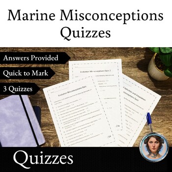 Preview of Marine Science Misconceptions - 3 No Prep Back to School Quizzes