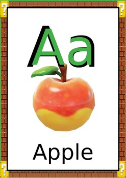 Preview of Mario Alphabet Classroom Decor