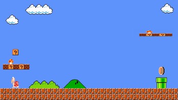 Preview of Mario Backgrounds for PowerPoint/Google Slides