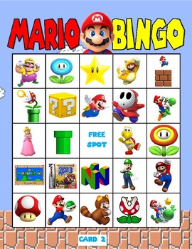 Preview of Mario Bingo!