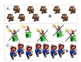 Mario Bros. Addition and Subtraction Write the Room