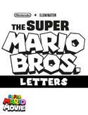 Mario Bros. Movie Alphabet, Outlined