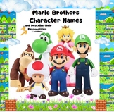 Mario Characters Nicknames - Reading Mario Names w Persona