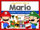 Super Mario:  Classroom Editable Decor