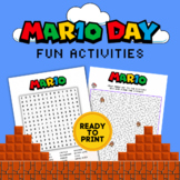 Mario Day Word Search and Maze [MAR10]