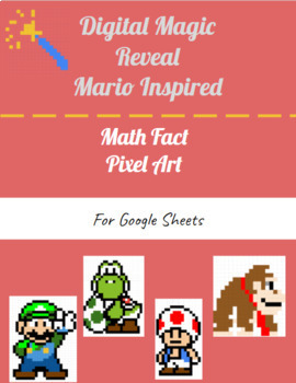 Preview of Mario Inspired Math Mystery Pixel Art