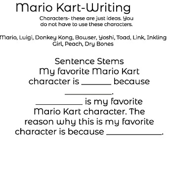 mario kart music essay writing