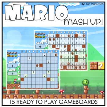 Preview of Mario Mash Up! - Ready to Play Game-boards - No Prep Mario Games