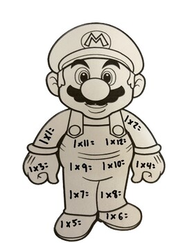 Preview of Mario Math! Multiplications Facts/Times Tables 1-12