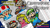 Mario Pack - Mystery Picture - 4 operations - Four level d