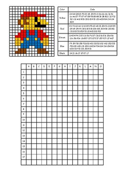 Mario Pixel by JourneyJournal Kids | TPT