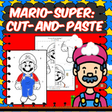 Mario-Super: CUT-AND-PASTE INSTRUCTIONS AND COLORING
