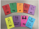 Mario Themed Card Game for Short Vowel i
