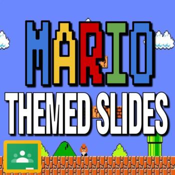 Preview of Mario Themed Google Slide Template