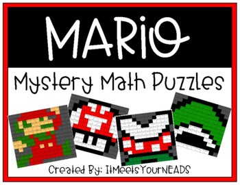 mario math teaching resources teachers pay teachers