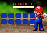Mario Token Board with Tokens- earn 10 tokens