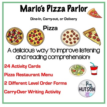 Preview of Mario's Pizza Parlor: A Listening and Reading Comprehension Activity