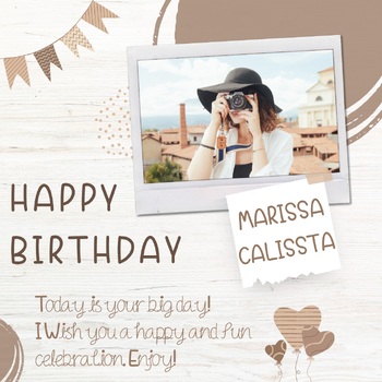 Preview of Marissa calissta font